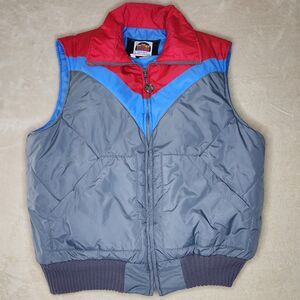 Vintage Miller Outerwear Vest Mens XL Goose Down Puffer Grey Gorpcore Cabincore